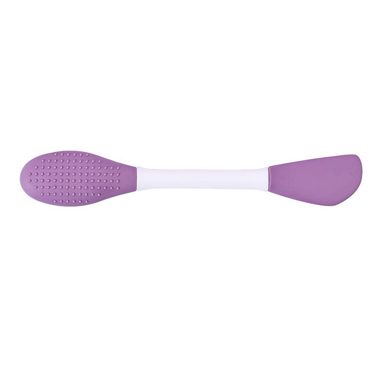 2pcs Dual Head Available Mask Brush, Face Cleansing Massage Brush, Specialized Mask Brush, Mask Care Tool
