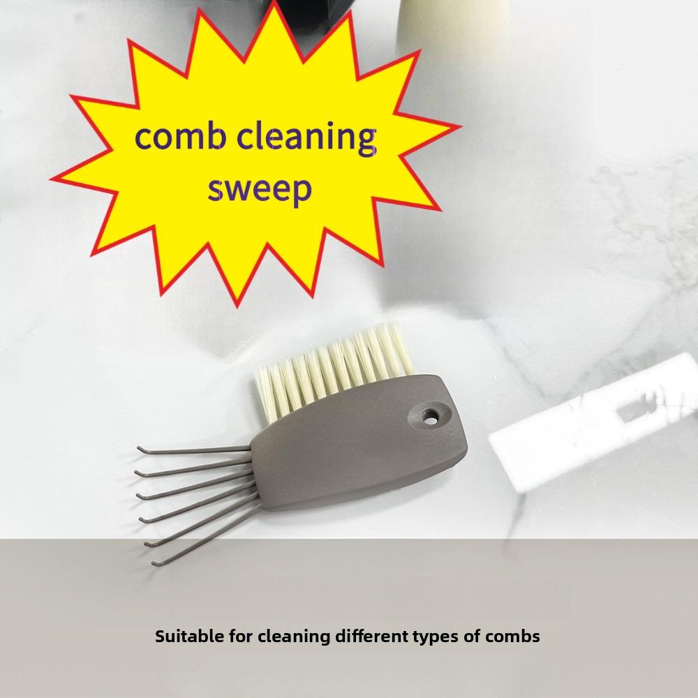 Comb Quick Cleaner curl brush clean hair brush Comb bristles + steel claws for dual functions · Does not damage the teeth of the comb