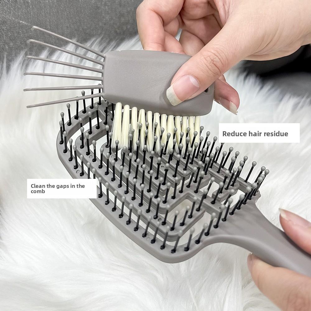 Comb Quick Cleaner curl brush clean hair brush Comb bristles + steel claws for dual functions · Does not damage the teeth of the comb