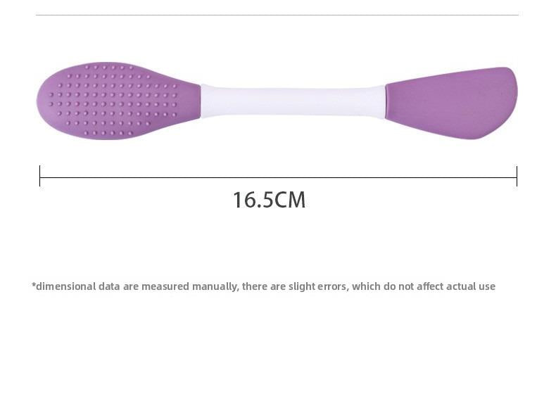 2pcs Dual Head Available Mask Brush, Face Cleansing Massage Brush, Specialized Mask Brush, Mask Care Tool